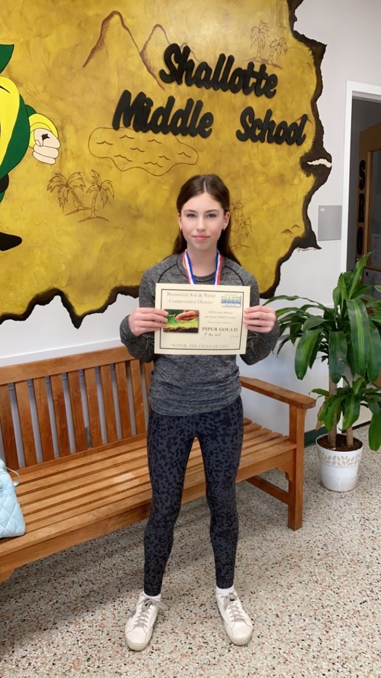 6th Grade Essay Contest Winner Piper Gould
