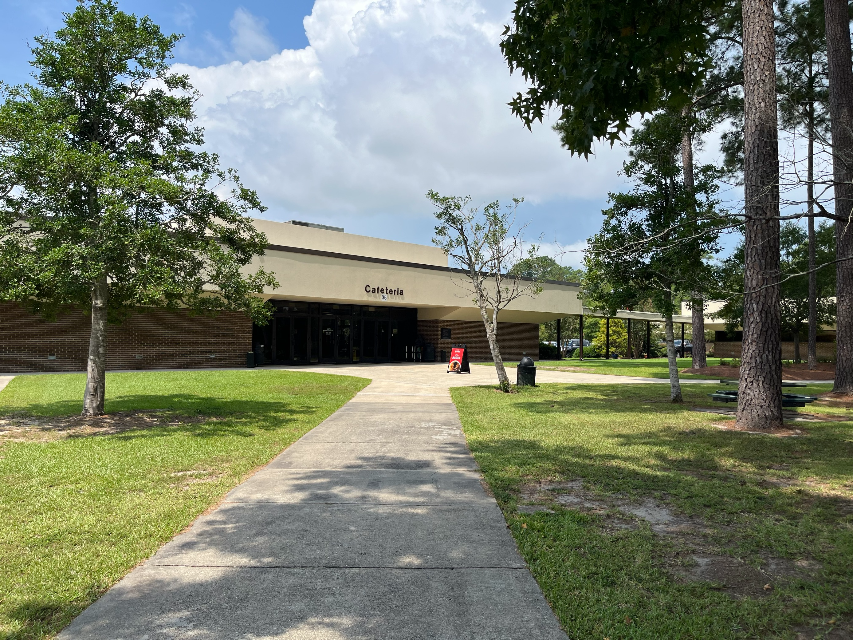 The Brunswick County Cafeteria is centrally located at the Brunswick County Government Center.