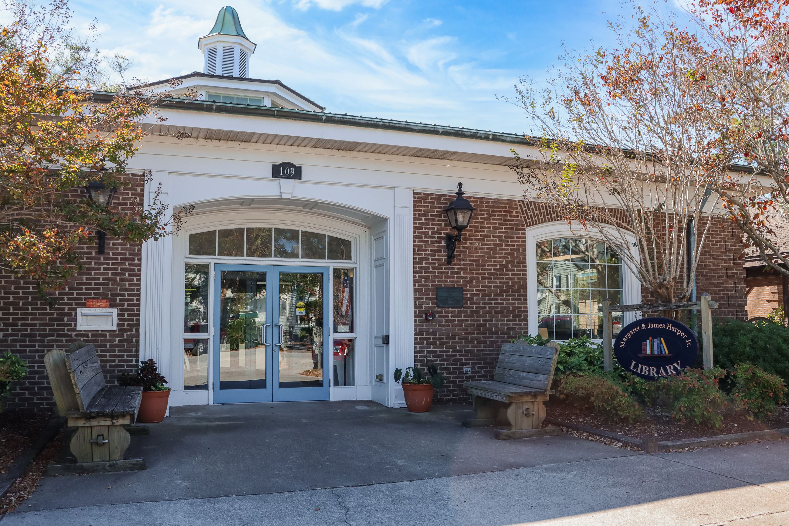 Brunswick County Library branch located in Southport, North Carolina.
