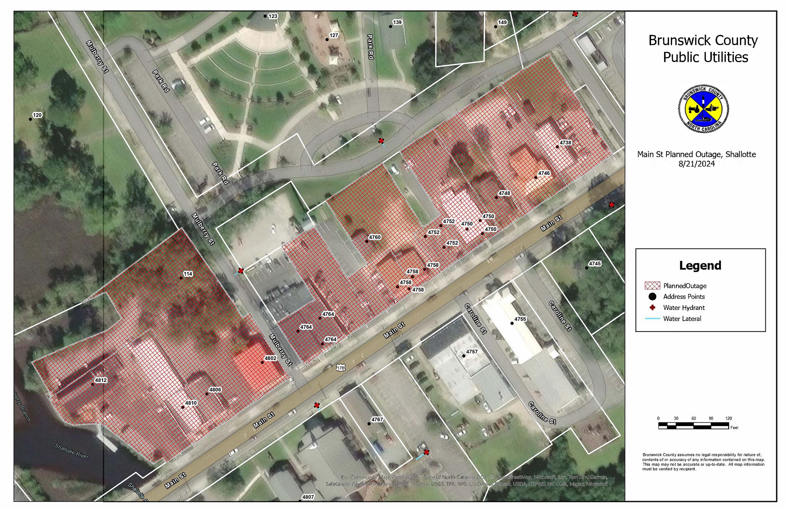 Main Street Planned Outage