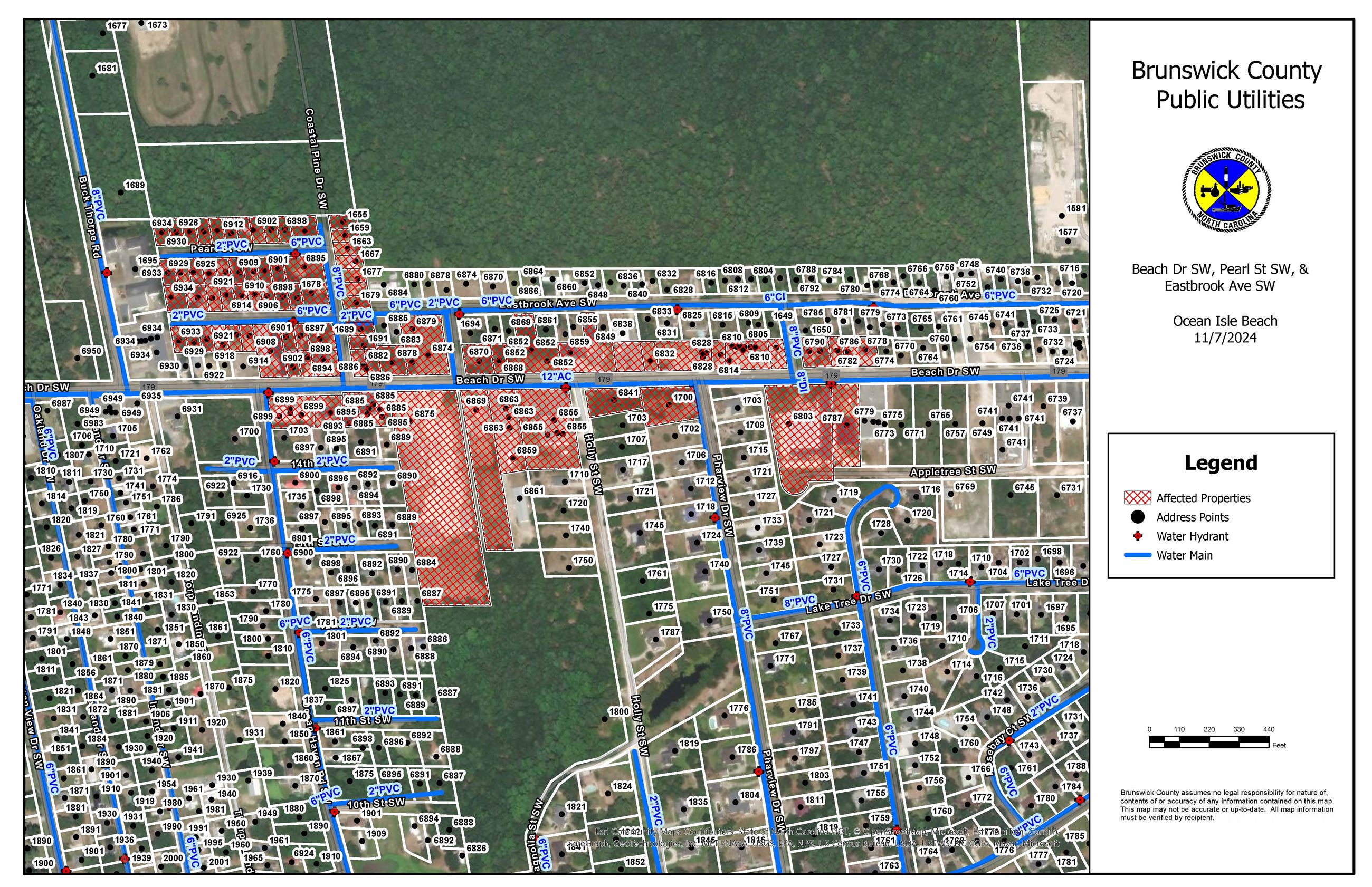 11.07.24- Ocean Isle Beach Outage Map