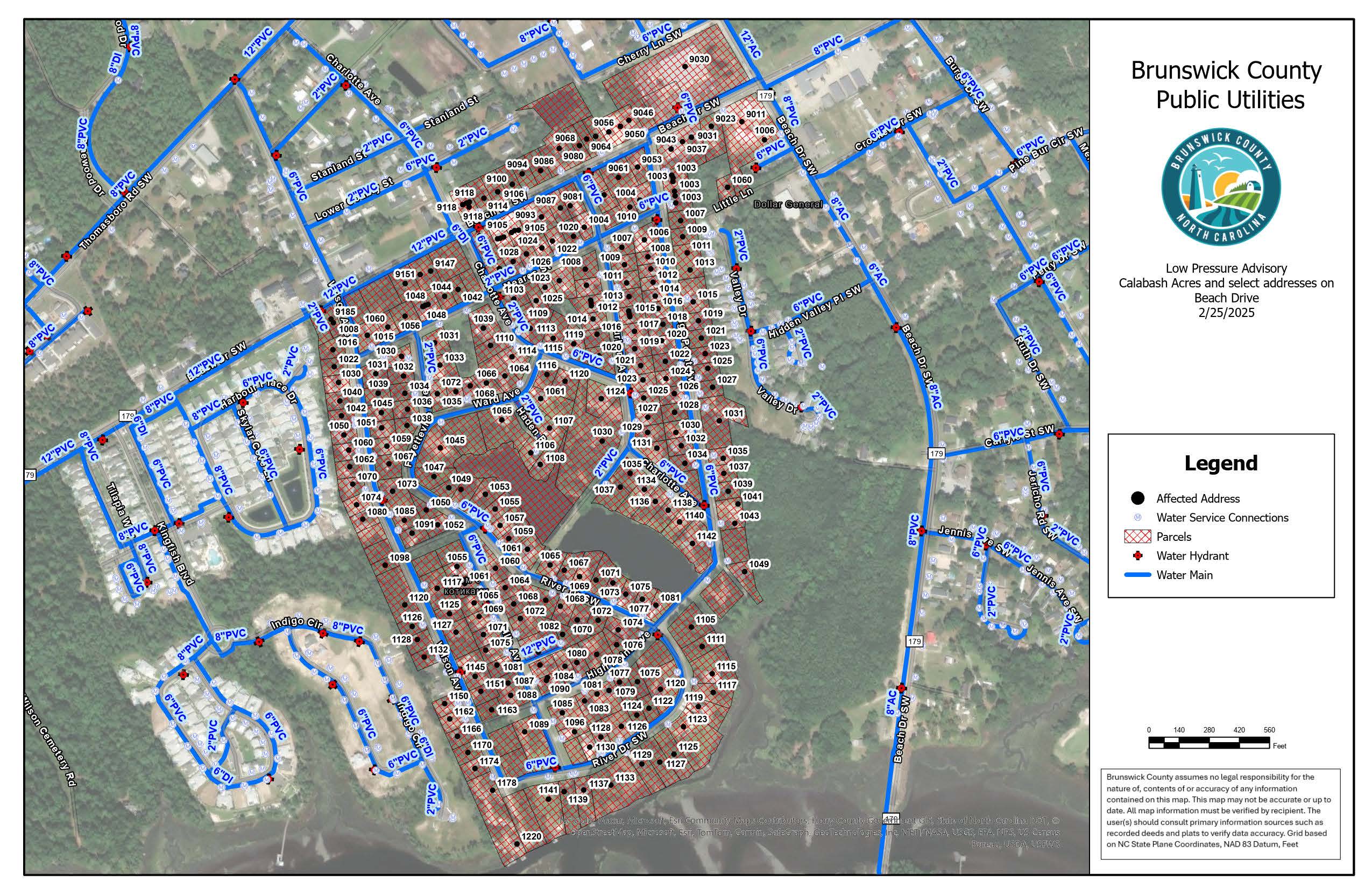 Calabash Acres Outage