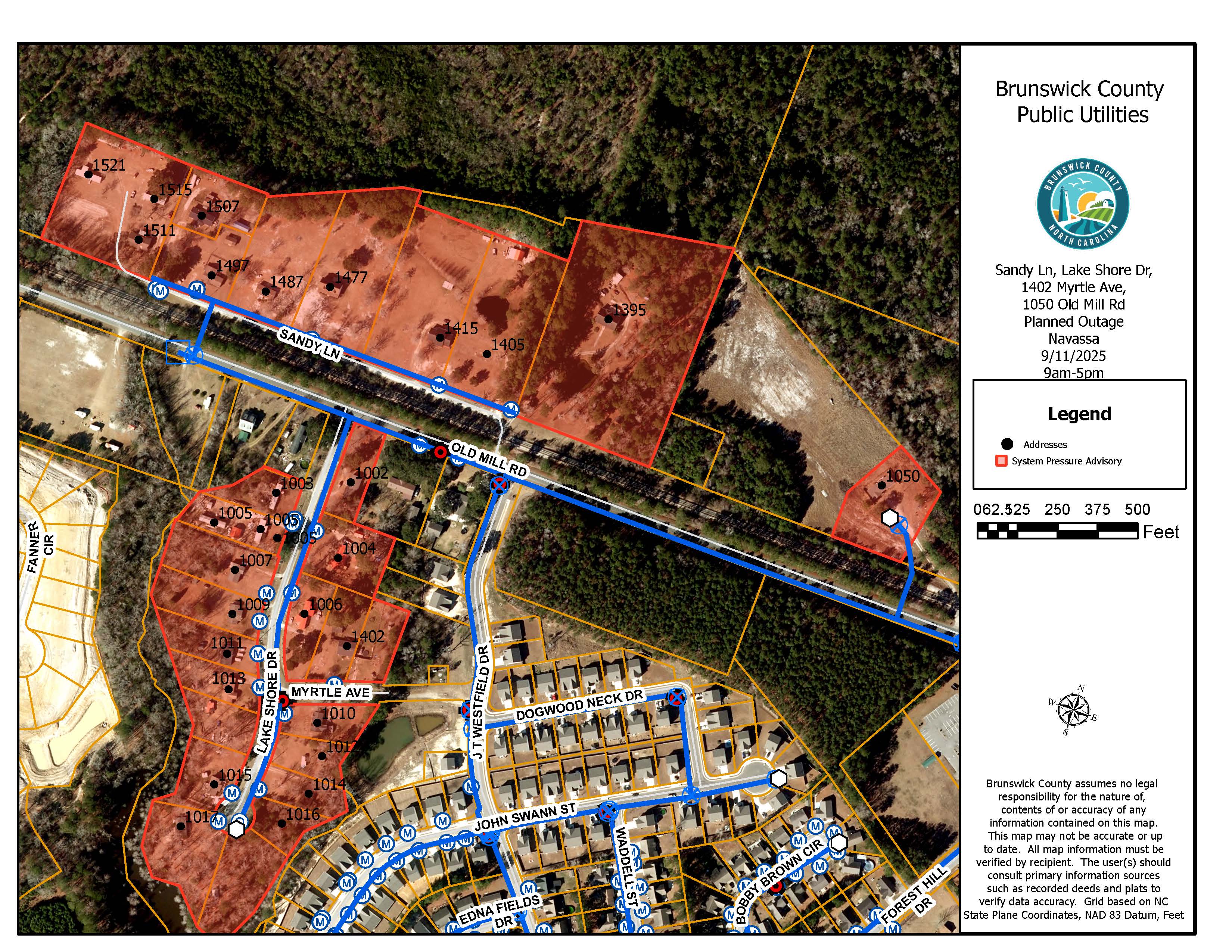 Navassa Planned outage 9-11-2025