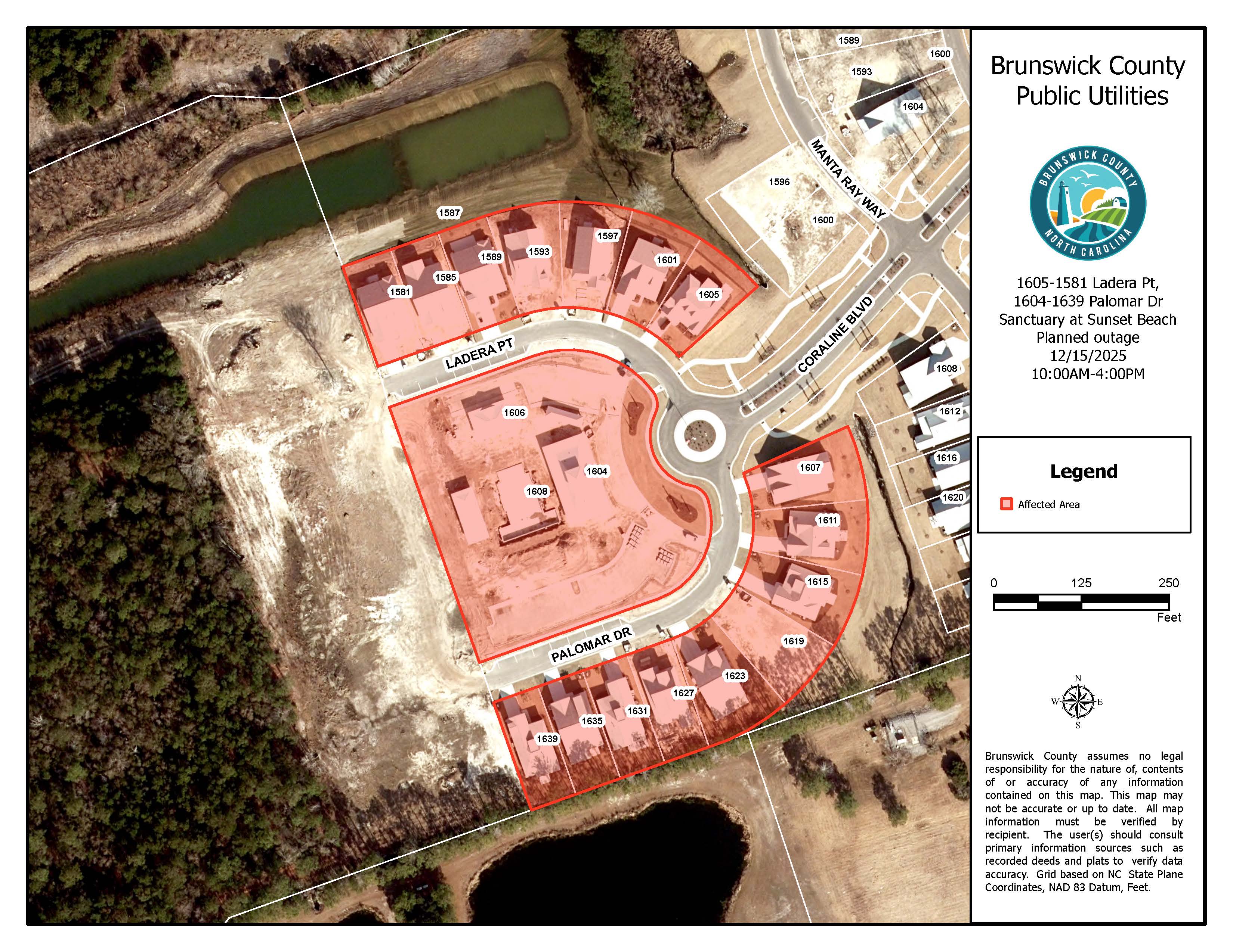 Sunset Beach Outage 12-15-2025